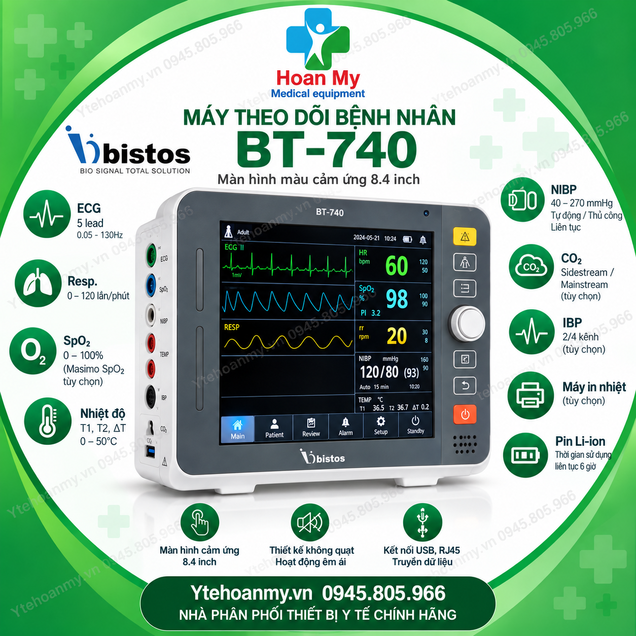 Bảng Giá Máy Monitor Theo Dõi Bệnh Nhân Mới Nhất 2026 - Từ 16,5 Triệu đồng