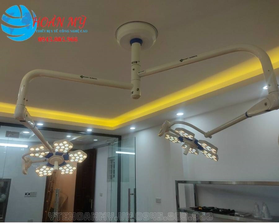 Đèn mổ treo trần LED 2 nhánh 5 cánh SSI-505(P)