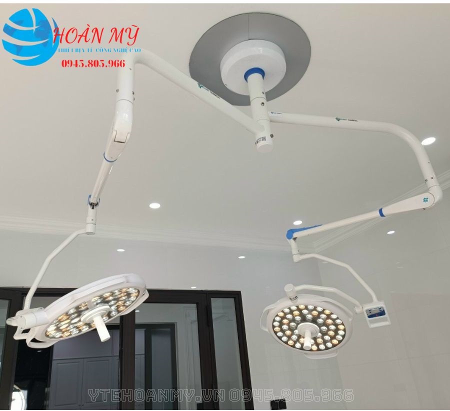 Đèn mổ treo trần LED 2 nhánh Emaled