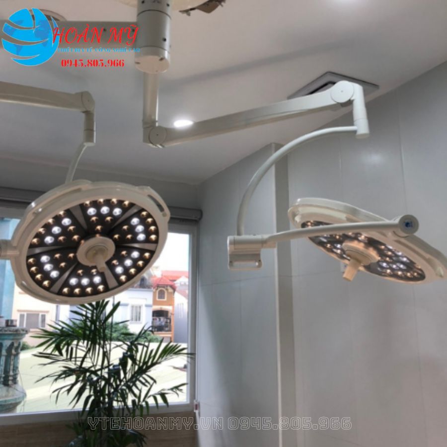 Đèn mổ treo trần LED 2 nhánh Emaled