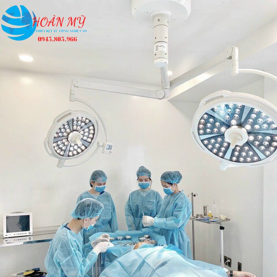 Đèn mổ treo trần LED 2 nhánh Emaled