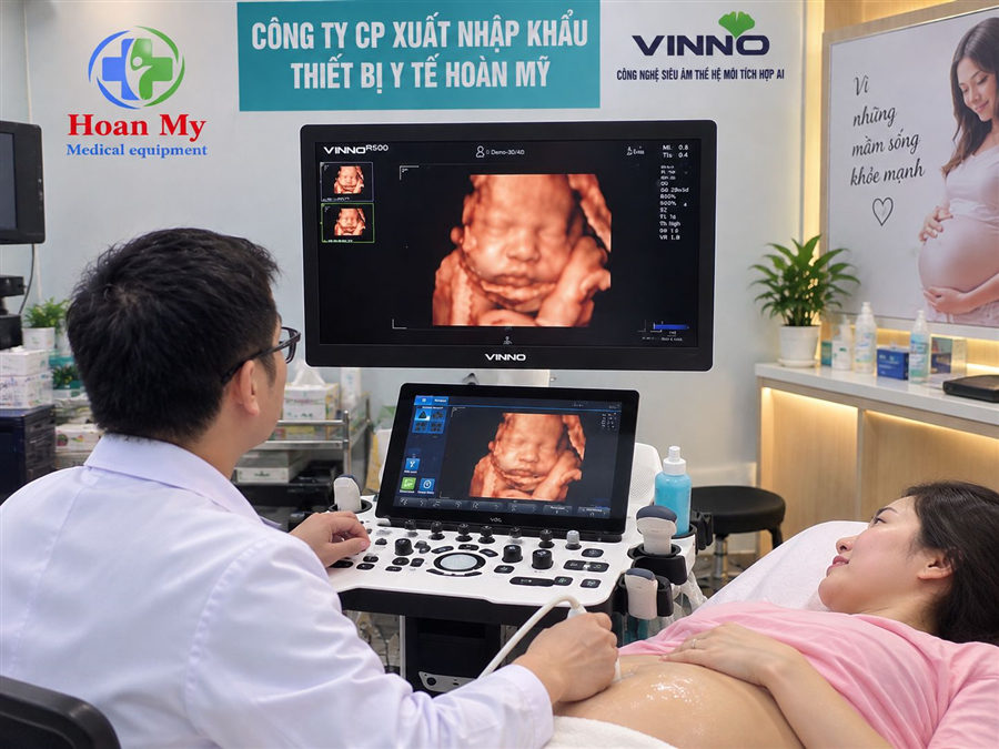 Máy siêu âm 5D Vinno R500 cao cấp