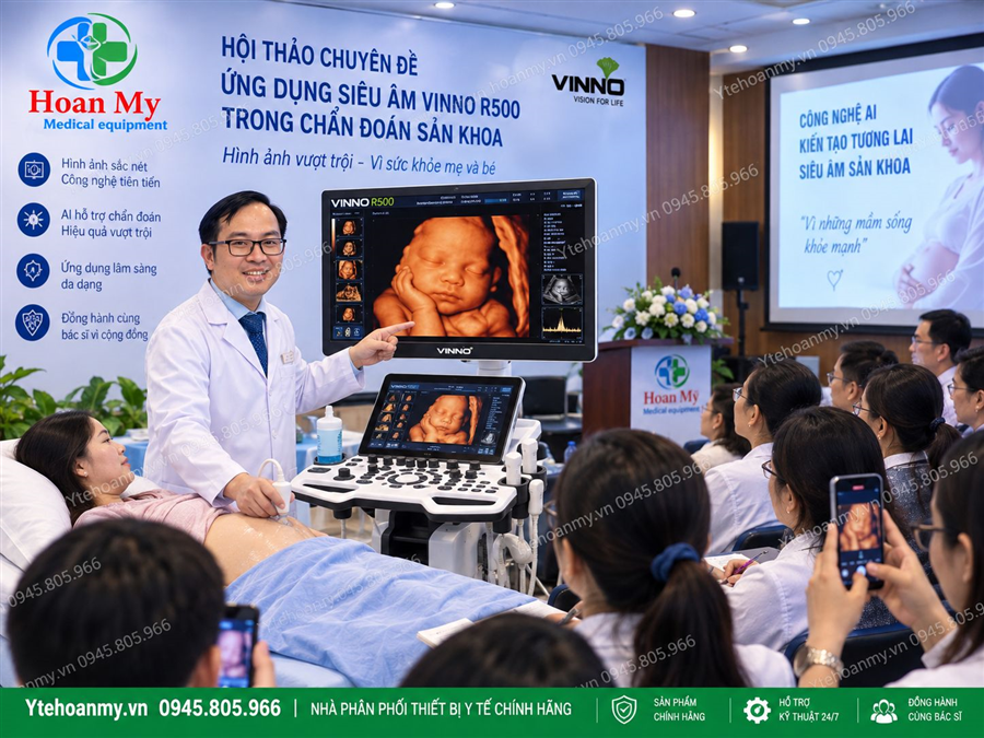 Máy siêu âm 5D Vinno R500 cao cấp