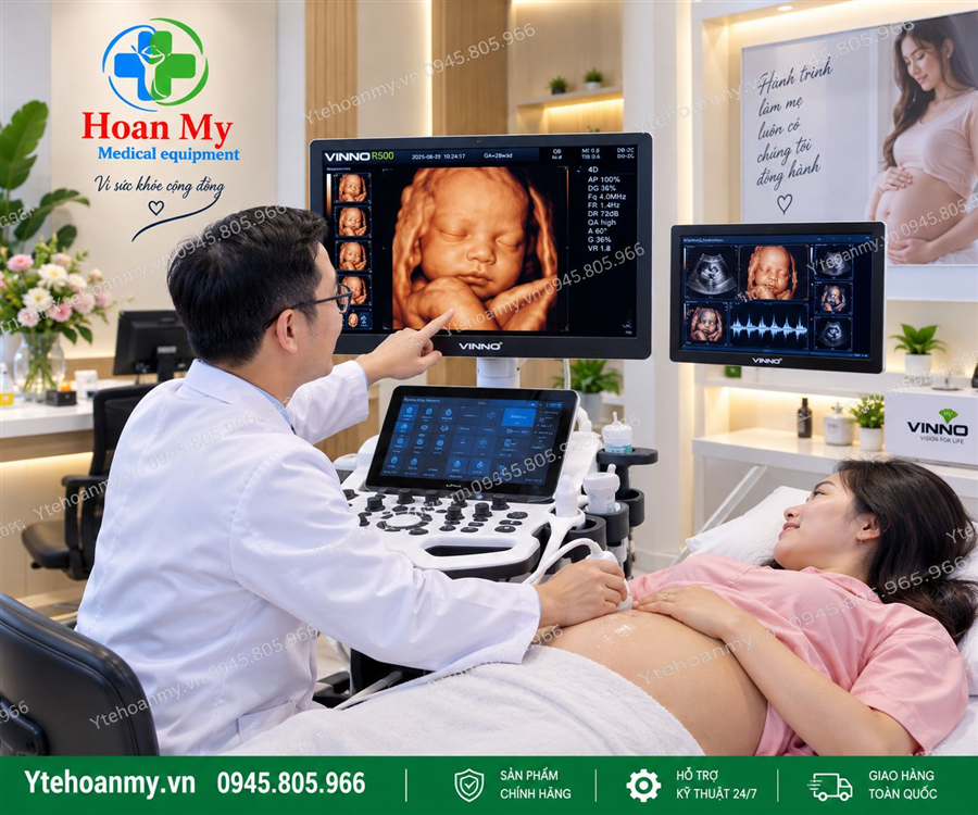 Máy siêu âm 5D Vinno R500 cao cấp