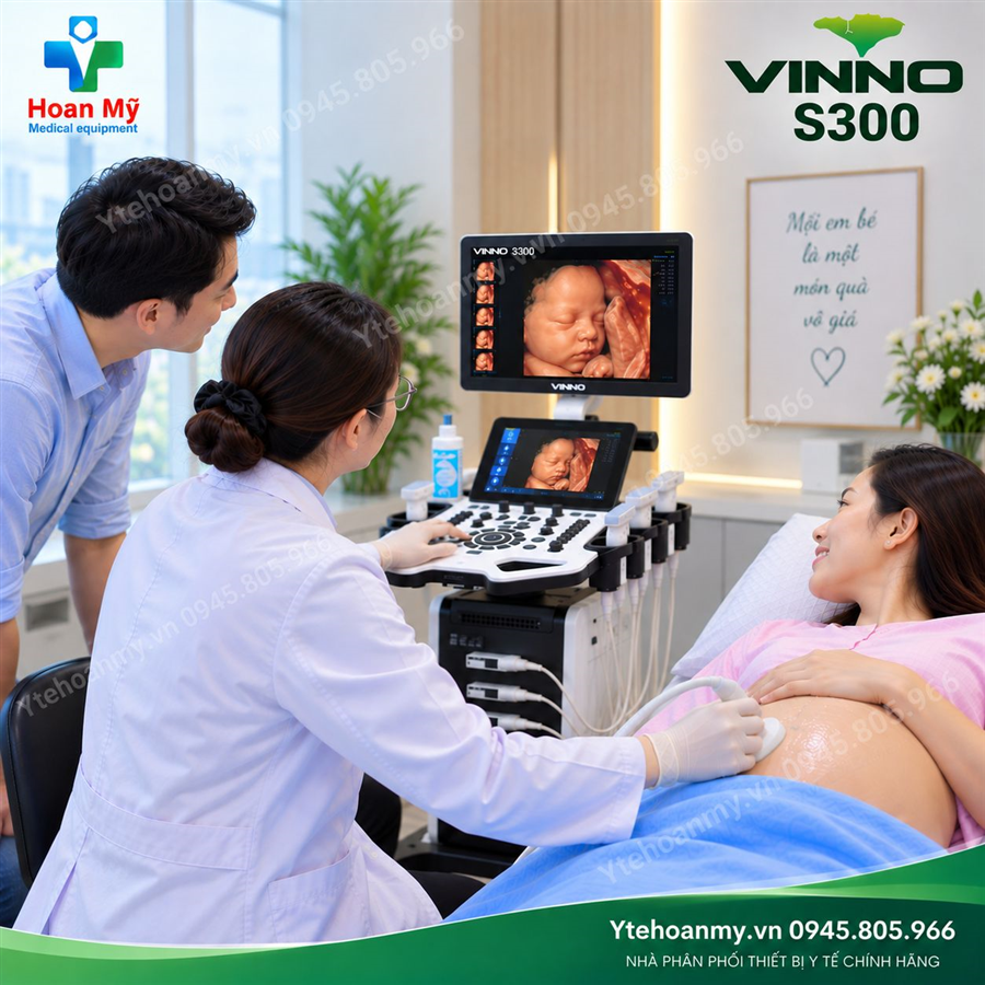 Máy siêu âm 5D Vinno S300 cao cấp