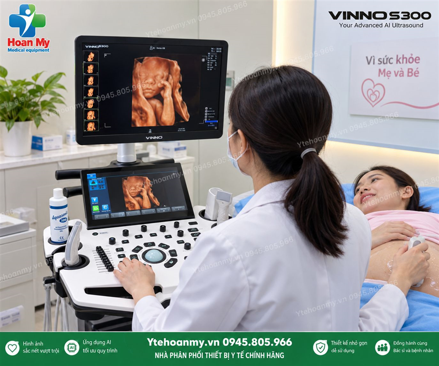 Máy siêu âm 5D Vinno S300 cao cấp