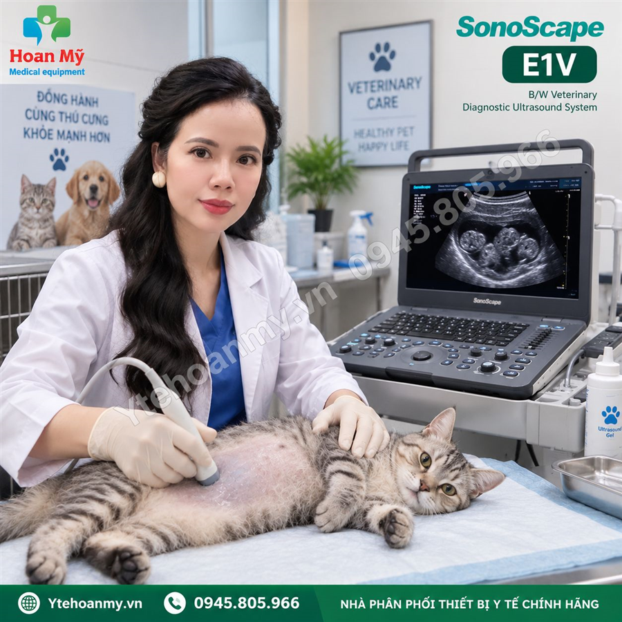 Máy siêu âm thú y SonoScape E1V