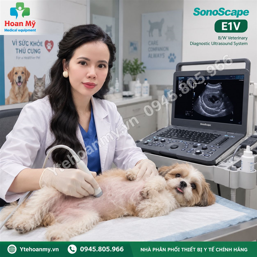 Máy siêu âm thú y SonoScape E1V