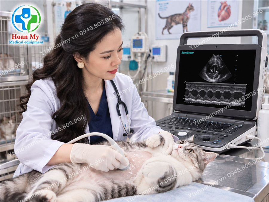 Máy siêu âm thú y Sonoscape E3v chính hãng