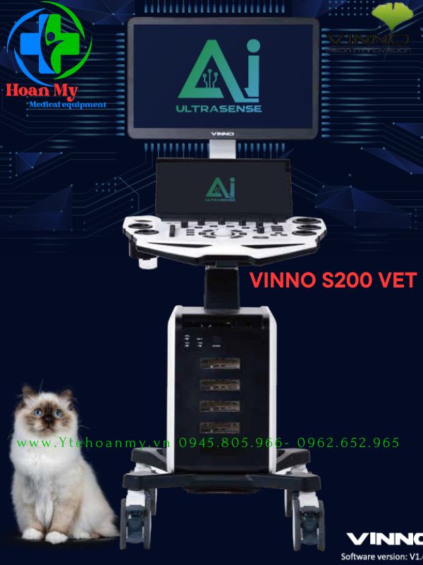 Máy siêu âm thú y Vinno S200 Vet