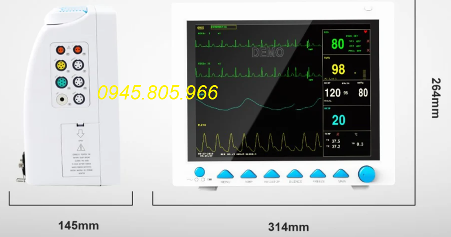 Monitor theo dõi bệnh nhân Contec CMS8000