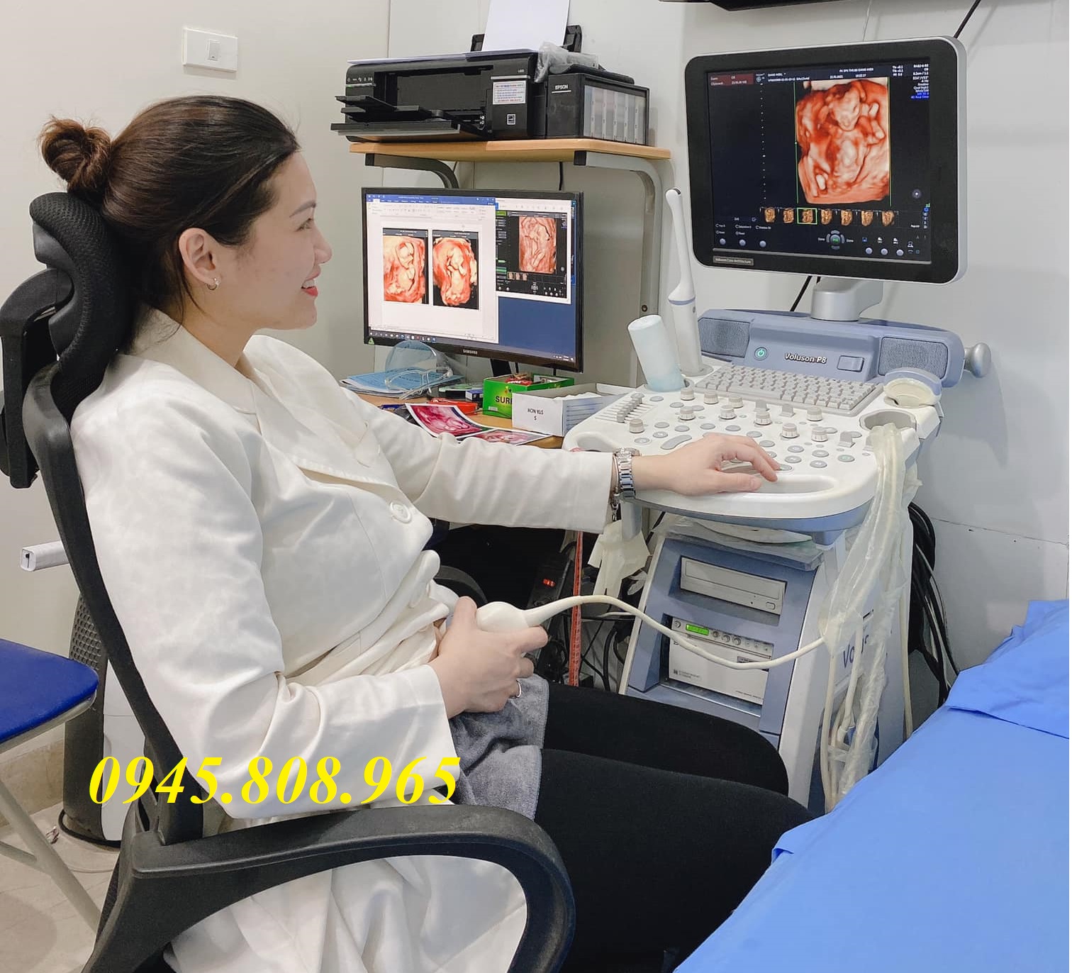 Máy siêu âm 5D GE Voluson P8 dòng máy 5D sử dụng phổ biến hiện nay