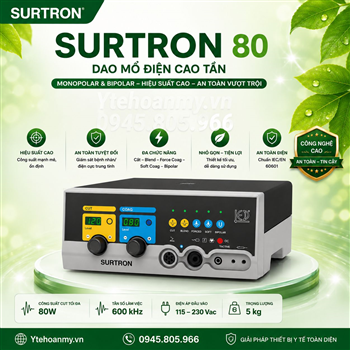 Dao mổ điện Surtron 80. Xuất xứ: Italia