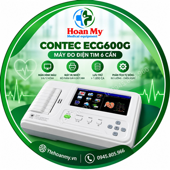 Máy đo điện tim Contec 6 cần ECG600G