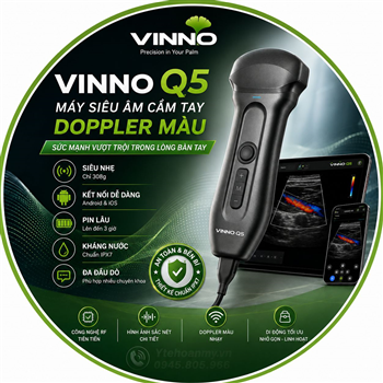 Máy siêu âm cầm tay Doppler màu VINNO Q5