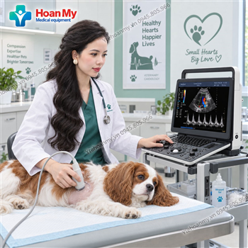 Máy siêu âm thú y SonoScape E2V Doppler màu - Giải pháp chẩn đoán chuyên nghiệp