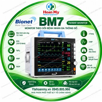 Monitor theo dõi bệnh nhân Bionet BM7