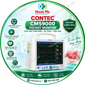 Monitor theo dõi bệnh nhân Contec CMS9000. FDA Mỹ